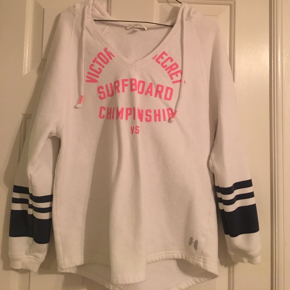 Victoria Secret collection white sweatshirt