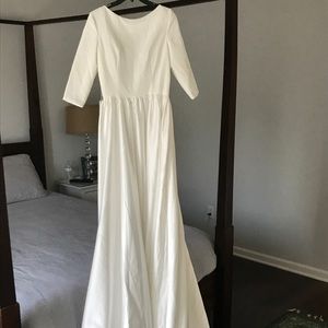 Timeless Open Back Wedding Dress
