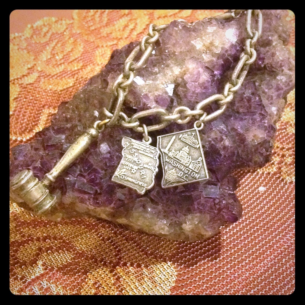 Sterling Silver Vintage Charm Bracelet