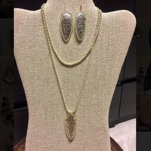 Kendra Scott Necklace & Earring Set