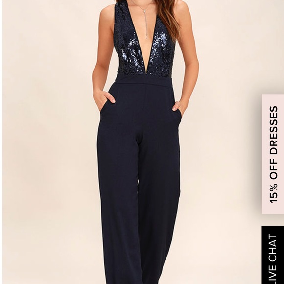 lulus sequin jumpsuit