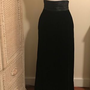 NWT VELVET MAXI SKIRT!!