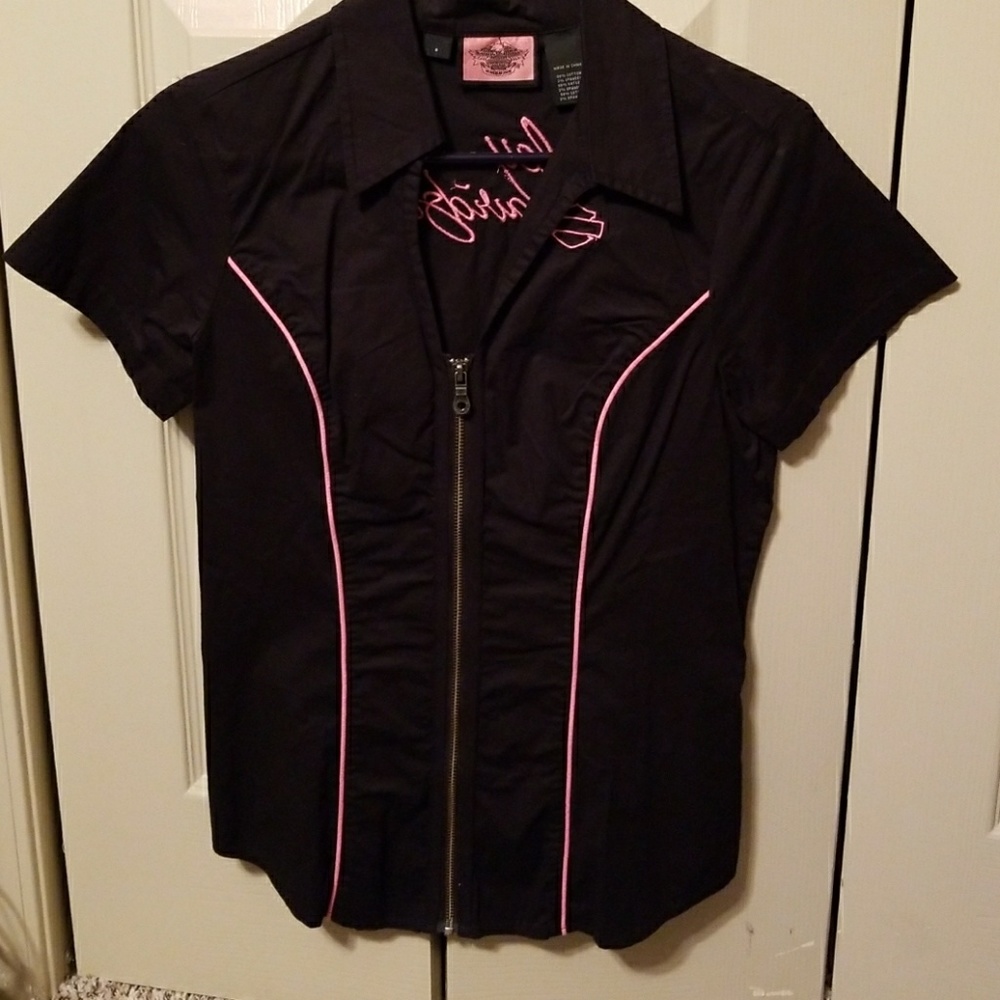 Fitted ladies top, Harley davidson