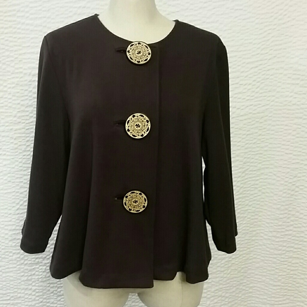 Coldwater Creek Soft Jacket Blazer Purple M