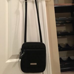 Black Vera Bradley hipster bag.