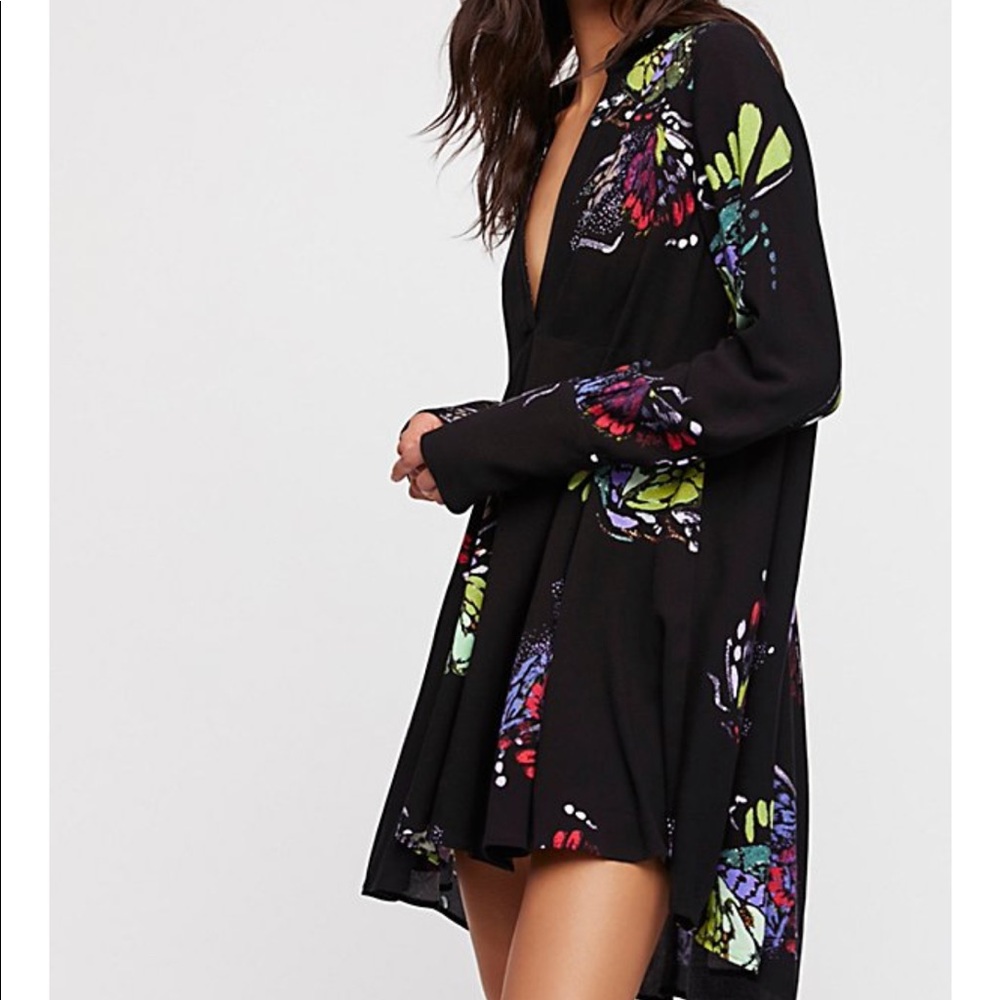 Free People Field of Butterflies Tunic