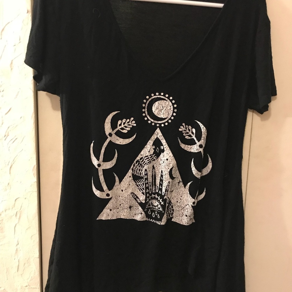 Asymmetrical Flowy Tunic Shirt