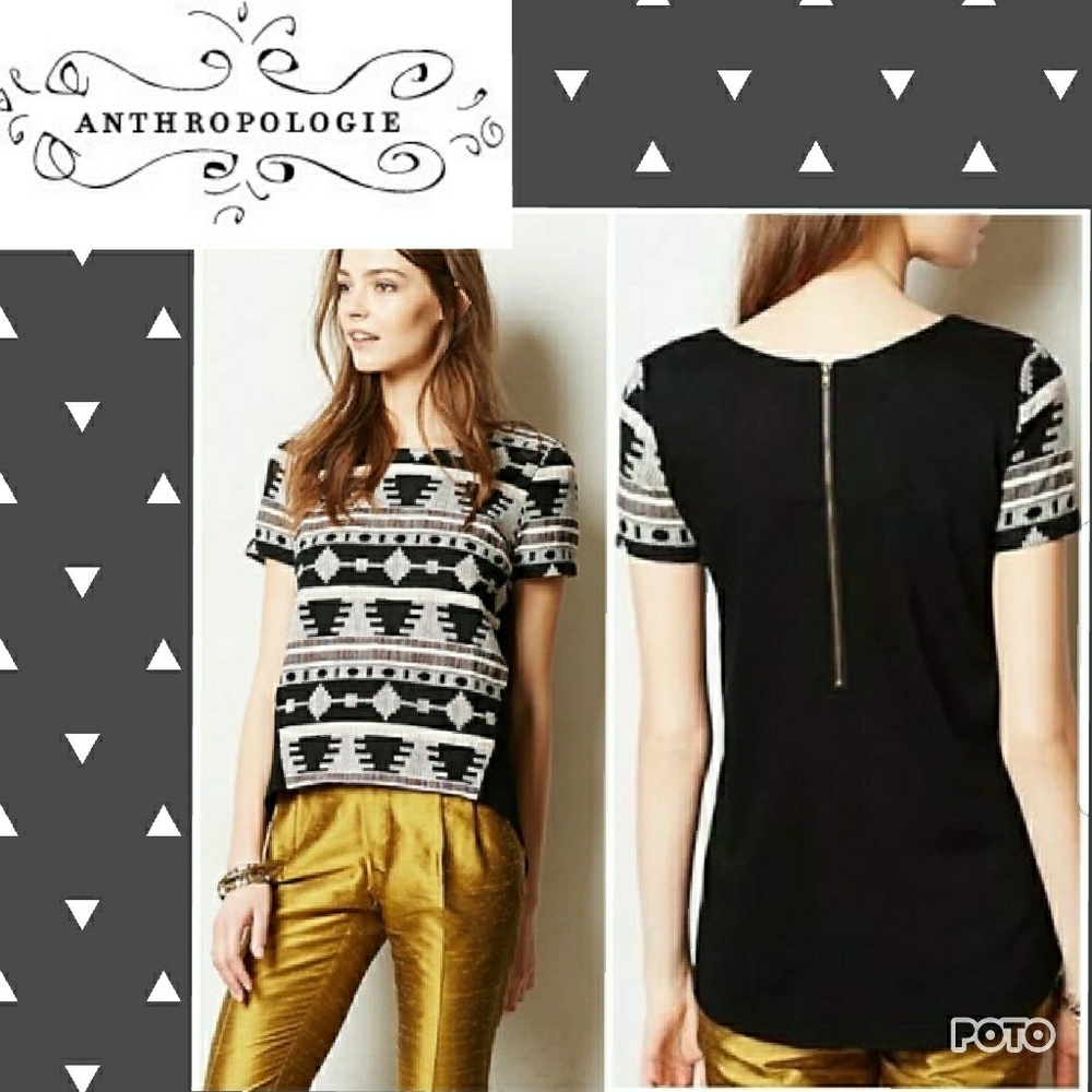 Anthropology Sunday in Brooklyn Aztec top Small