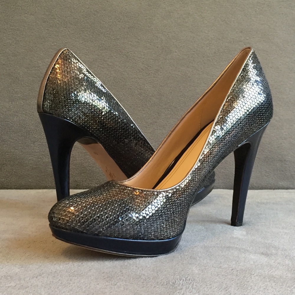 NIB Cole Haan Chelsea High Sequin Pump
