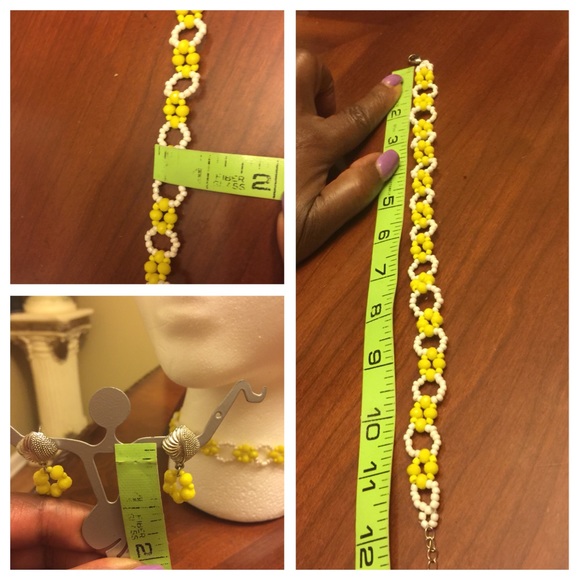 “Simple but Adorable Handmade Beaded choker Set - Picture 3 of 8