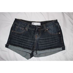 RSQ Malibu Cuff Shorts - washed denim
