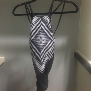 Boho Chic / Tribal Swimsuit/ Bodysuit Hybrid / M