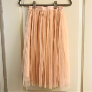 Needle & Thread Midi Tulle Skirt Pink US size 2