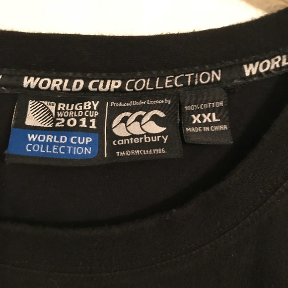 World Cup Collection Rugby 2011 Tee New Zealand 2X - Picture 3 of 4
