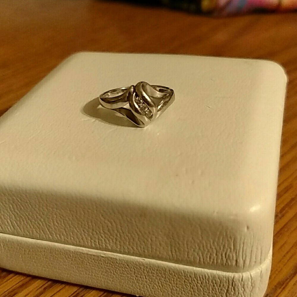 Diamond promise ring
