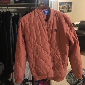 Adidas Originals Fallen Future Quilted Bomber Pink