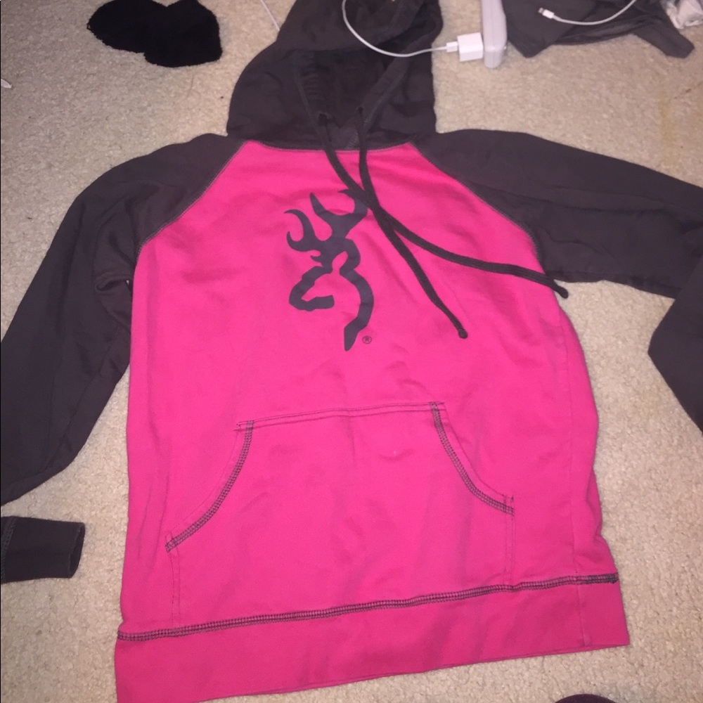 Browning Pink and Brown sweatshirt