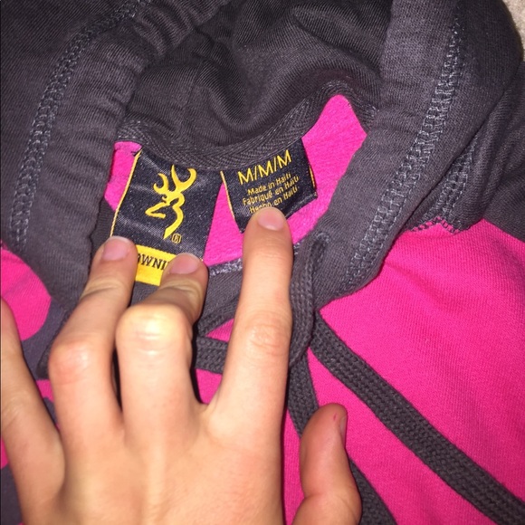 Browning Pink and Brown sweatshirt - Picture 2 of 4
