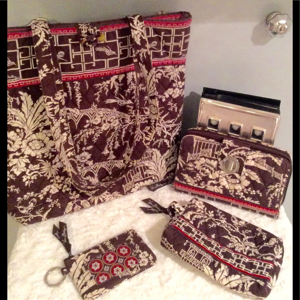 Vera Bradley Purse, Wallet, Key Case, Make Up Bag