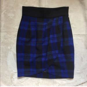 Anthropologie Plaid Skirt