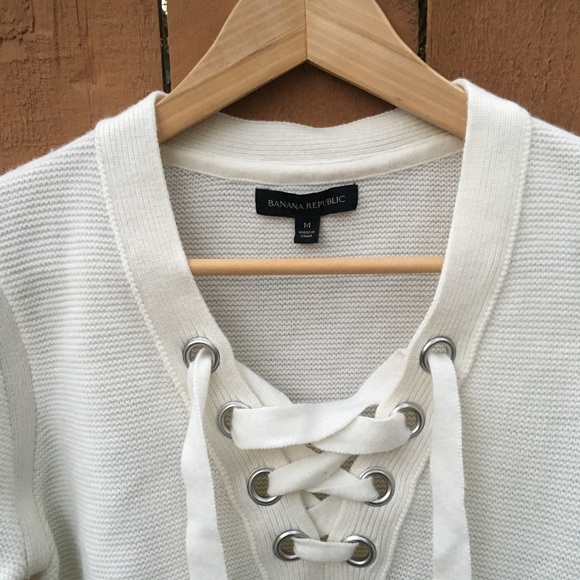 Banana Republic Tie Up Sweater - Picture 5 of 5