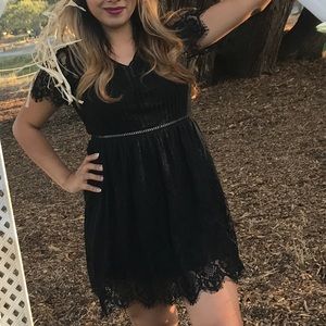 Little Black Lace Dress