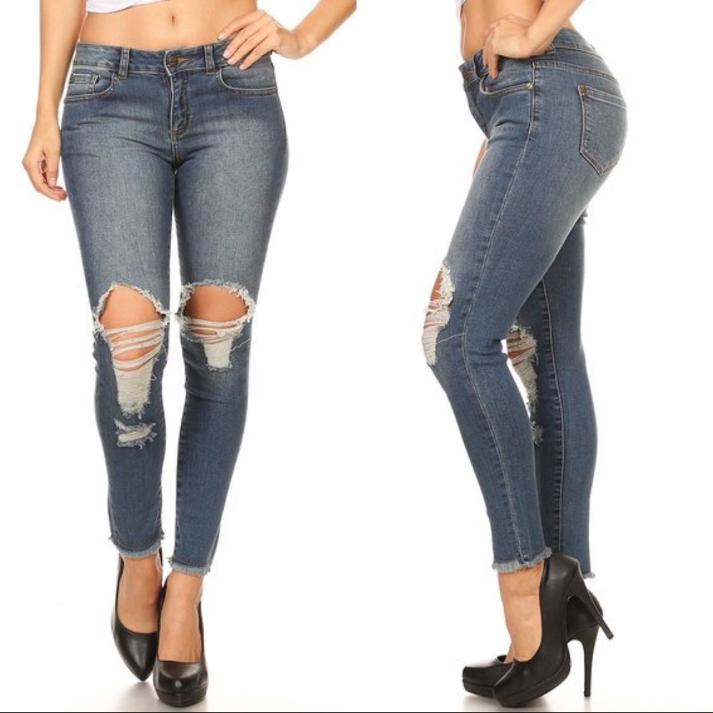 🆕 Destroyed Skinny Jeans