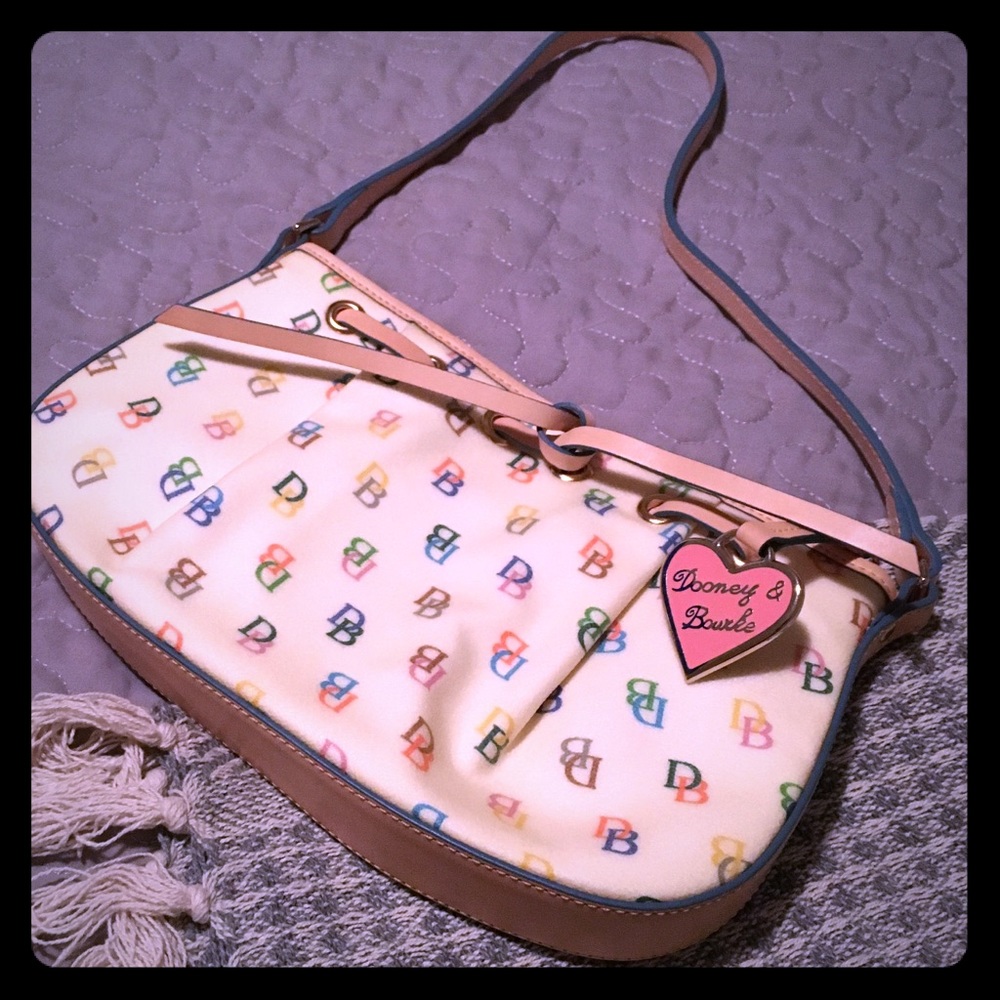 Tassel Zip Top Rainbow Zipper Multicolor Baguette