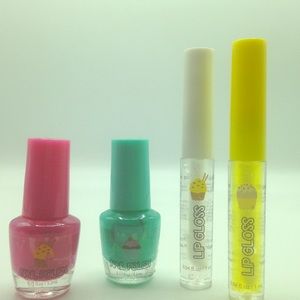BRare girls nails and gloss set