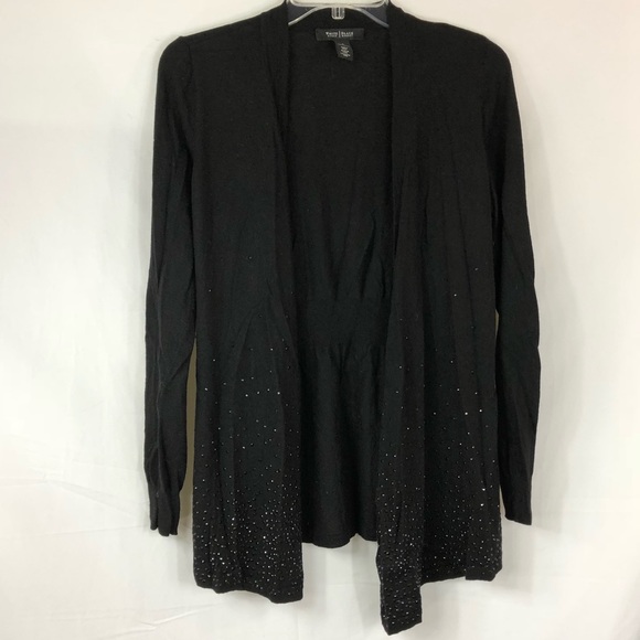 White House Black Market Sweaters - White House Black Market Bling Cardigan Size L