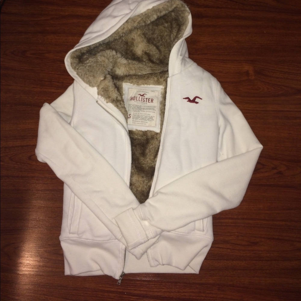 Hollister fur coat