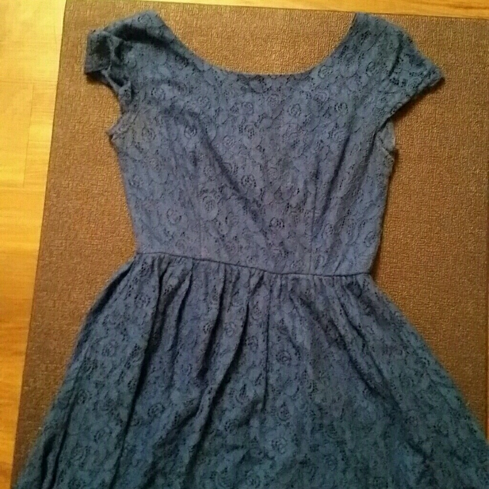 Lacy Blue Dress - Picture 1 of 1