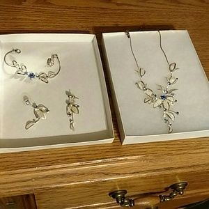 Necklace, bracelet, earrings set