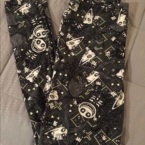 Lularoe Nightmare Before Christmas OS Leggings