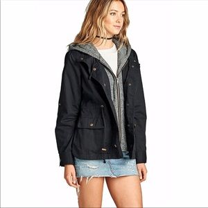 ONE LEFT SALE!! Layered Military Jacket