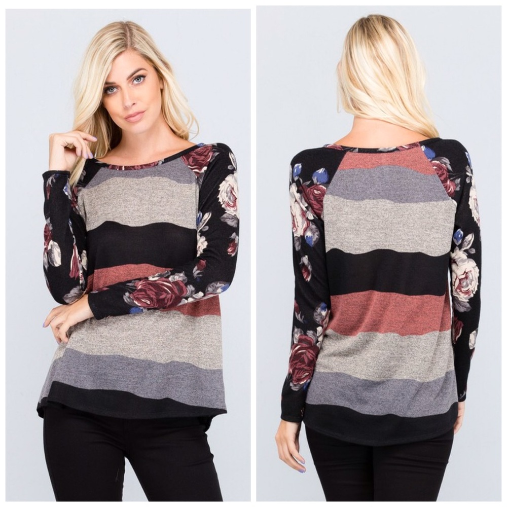 LAST 1!😍 Gorgeous - soft blush/Lilac contrast Top - Picture 2 of 5