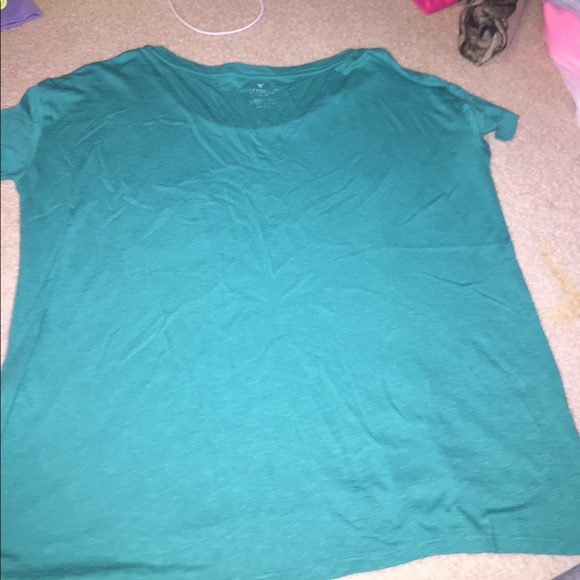 Teal American Eagle Loose Shirt - Picture 3 of 3