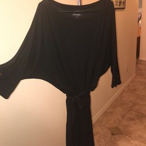 WHBM Black Blouson Dress EUC
