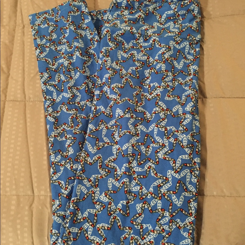 Lularoe 4th of July OS Leggings