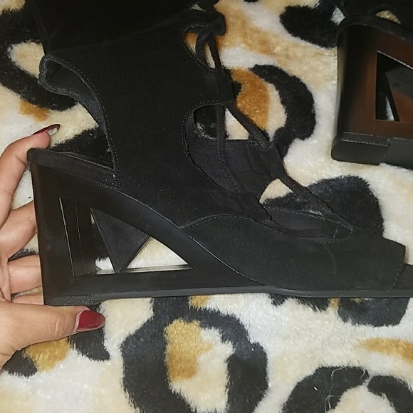 Jeffrey Campbell open toe wedges - Picture 2 of 5