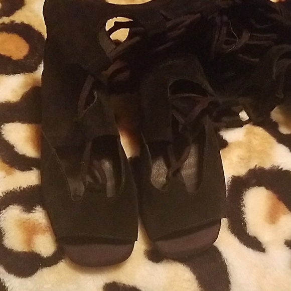 Jeffrey Campbell open toe wedges - Picture 3 of 5