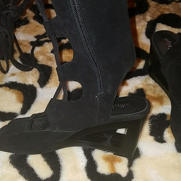 Jeffrey Campbell open toe wedges - Picture 4 of 5