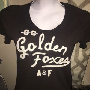 A & F embroidered T-shirt