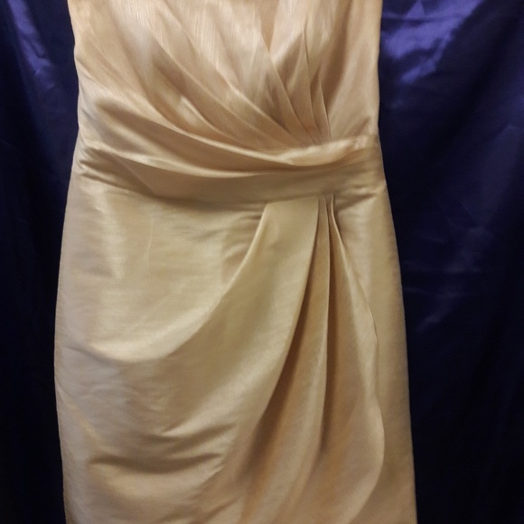 Alfred Sung pink pearl strapless cocktail dress - Picture 5 of 6