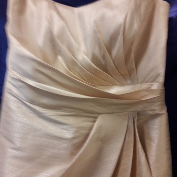 Alfred Sung pink pearl strapless cocktail dress - Picture 6 of 6