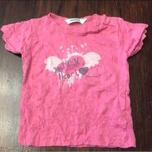 Baby Girl crinkle T-shirt