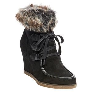 Women's Jaden Wedge Lace Up Boots - Merona