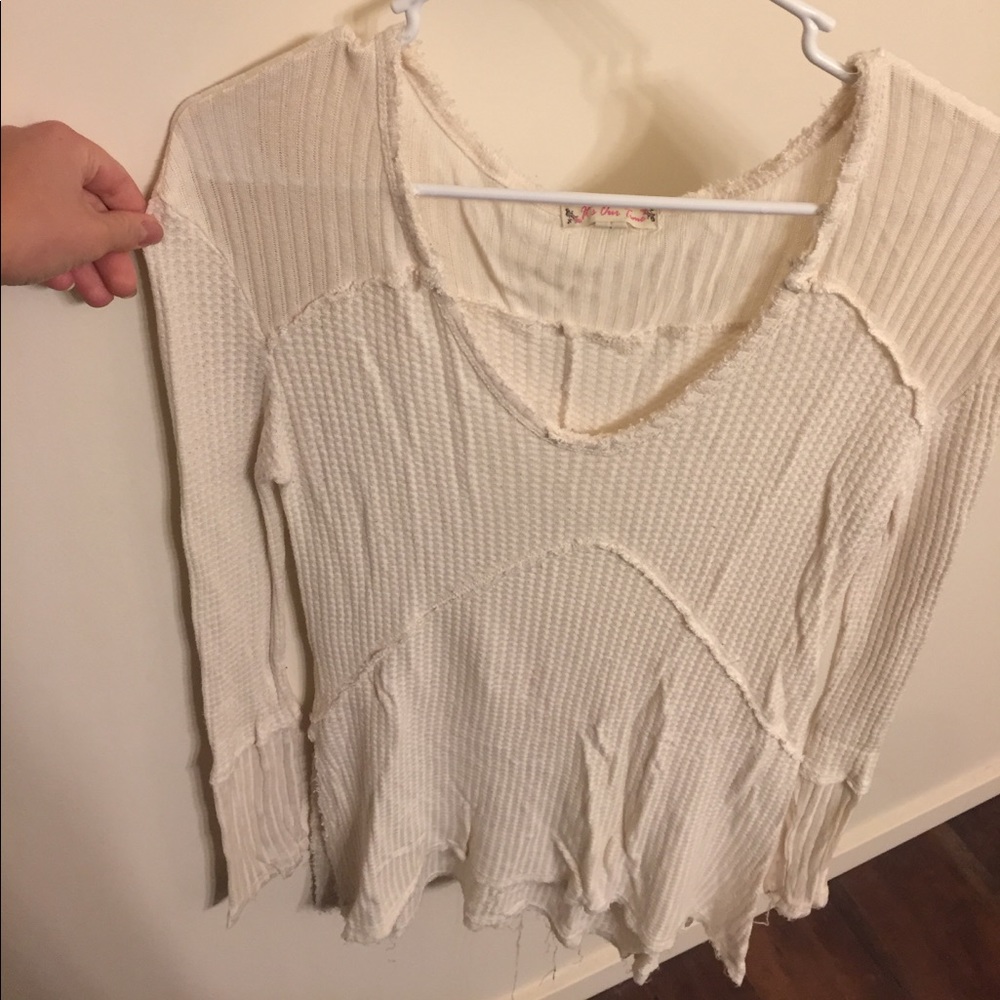 Long Sleeve Cream Free People
