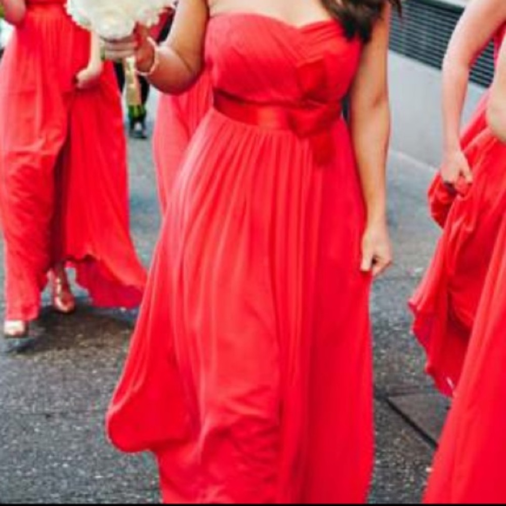 Coast Strapless Long Dress