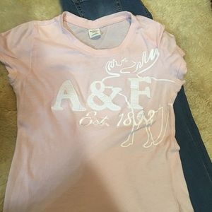 A & F embroidered T-shirt